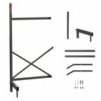 Thumbnail image #3 for Metro SmartLever SM762454-ADD Cantilever Shelving Add-On Unit, 76-3/8"H, for 54"W x 24"D Shelves, Epoxy-Coated Steel