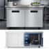 Thumbnail image #3 for Hoshizaki Steelheart 60-Inch Two-Section Undercounter Freezer with Cylinder Lock