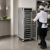 Thumbnail image #3 for FWE TST-19 Mobile Slim-Line Heated Holding Cabinet, 13 Tray Slide Pairs, Stainless Steel