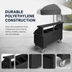 Thumbnail image #4 for Cambro Camcruiser Vending Cart with 3 Countertop Wells and 72-Inch Umbrella