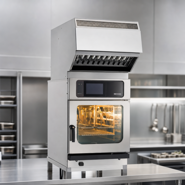 Product image #3 for Henny Penny FlexFusion SpaceSaver Plus Countertop Boilerless Combi Oven, 6 x 1/1 GN, 208V, 3-Phase