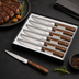 Thumbnail image #3 for Victorinox 6-Piece Steak Knife Set with 4-3/4-Inch Spear Point Blades and Wood Handles