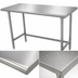 Thumbnail image #3 for Advance Tabco 108-Inch x 30-Inch 16-Gauge 304 Stainless Steel Work Table with Galvanized Open Base