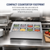Thumbnail image #3 for Arctic Air ACP8SQ Compact 27-1/2-Inch Wide Countertop Refrigerated Prep Unit with 8 1/6-Size Pans