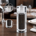 Thumbnail image #3 for American Metalcraft Clear Acrylic Salt & Pepper Mill/Shaker Combo, 3.5 oz, 6.5-Inch Tall
