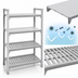 Thumbnail image #4 for Cambro Camshelving Premium 18-Inch x 60-Inch 4-Shelf Vented and Solid Polymer Shelf Kit