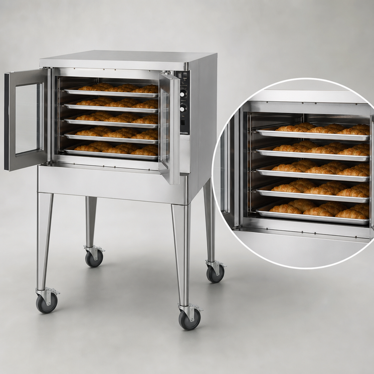 Product image #3 for Blodgett Zephaire 200-E Single-Deck Bakery-Depth Electric Convection Oven
