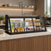 Thumbnail image #4 for KoolMore 48-Inch Countertop Drop-In Full-Service Refrigerated Display Case with Sliding Glass Doors, Black