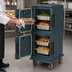 Thumbnail image #4 for Cambro Ultra Camcart H-Series 2-Compartment Electric Front-Loading Heated Food Pan Carrier, 110V, Granite Green