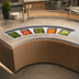 Thumbnail image #3 for Randell RCP-4C-R250 Drop-In Curved Refrigerated Cold Food Well, 4 Full-Size Pans