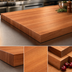 Thumbnail image #3 for John Boos Boos Block 36 Inch x 36 Inch Kitchen Countertop, 2-1/4 Inch Thick, Edge Grain American Cherry, Penetrating Oil Finish