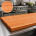 Thumbnail image #3 for Boos Block American Cherry Edge Grain Kitchen Countertop, 72 x 36 x 2-1/4 Inch, Varnique Finish