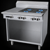 Thumbnail image #3 for Garland Cuisine Series 36-Inch Heavy Duty Gas Combination Top Range with 4 Open Burners, 12-Inch Hot Top, and Storage Base