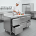 Thumbnail image #2 for Continental Refrigerator DFA60NSSBS-D Designer Line 60