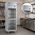 Thumbnail image #3 for Beverage-Air P Series One-Section Top-Mount Self-Contained Reach-In Refrigerator with 2 Half-Glass Doors, 21.01 Cu. Ft.