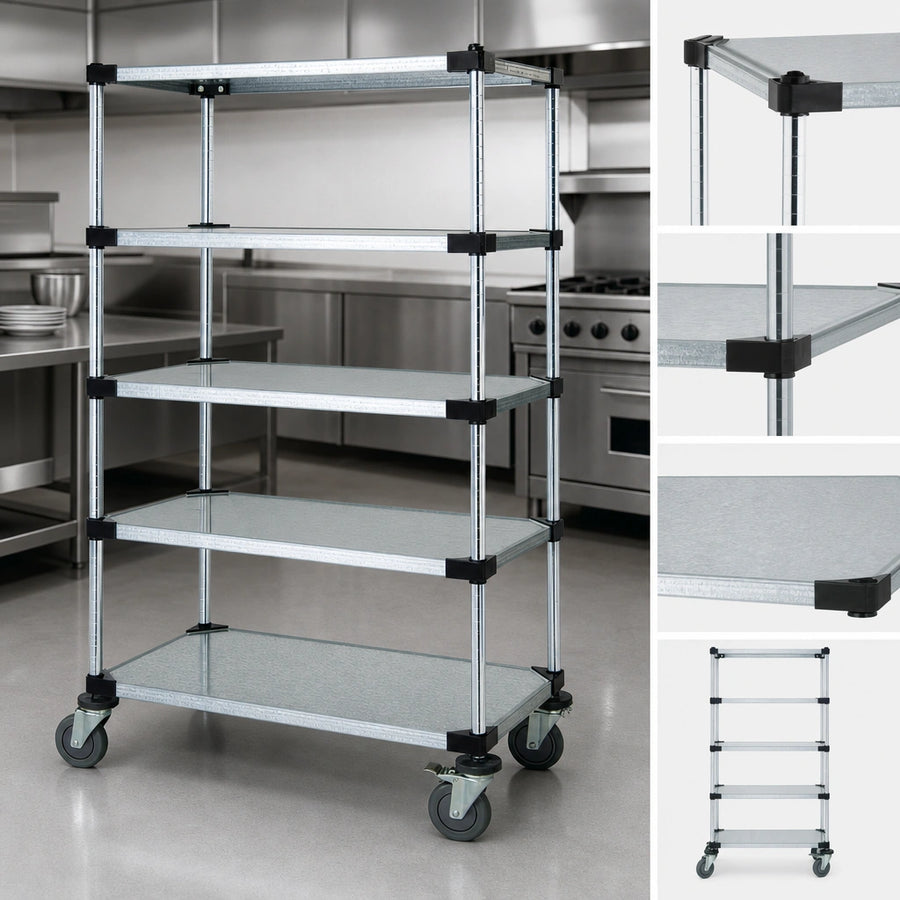 Five Solid Shelves