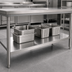 Thumbnail image #3 for Stainless Steel Undershelving for Commercial Work Tables, Priced Per Square Foot