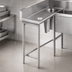 Thumbnail image #3 for Advance Tabco Stainless Steel Leg Assembly for Dishtables with Welded Cross Brace