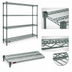 Thumbnail image #4 for Eagle Valu-Master Double-Mat Wire Shelving Stationary Starter Unit, 4-Tier, 60
