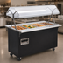 Thumbnail image #3 for Vollrath 2-Series Affordable Portable 4-Well Mobile Hot Food Station with Buffet Breath Guard and Lights, Black