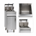 Thumbnail image #3 for Imperial Restaurant Series Range Match Gas Open Pot Fryer, 40 lb. Floor Model