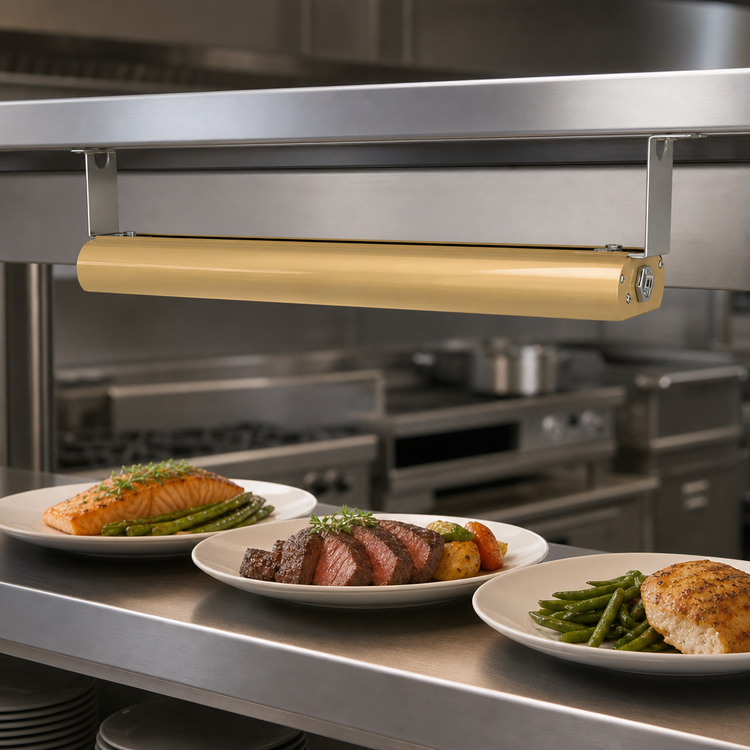 Product image #3 for Vollrath 66-Inch Low Profile Unlighted Strip Heat Lamp with Remote Infinite Switch, 208V