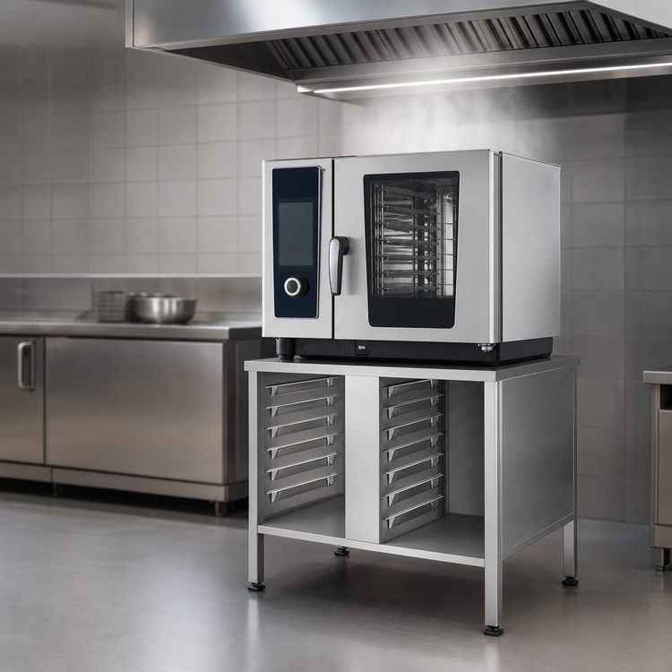 Product image #3 for RATIONAL UltraVent Stationary Oven Stand for iCombi Pro/Classic 6-Half Size