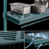 Thumbnail image #3 for QuadPlus Louvered Polymer Shelf Mat with QuadTruss Frame, 72 x 18 Inches