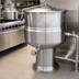 Thumbnail image #3 for Crown DP-80 80 Gallon Direct Steam Stationary Kettle with 2/3 Jacket