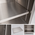 Thumbnail image #3 for 18 Gauge Stainless Steel Removable Shelf for 36 x 48 Inch Cabinet Base Chef Tables