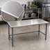 Thumbnail image #3 for Eagle Group BlendPort® Budget Series 30 x 24 Inch 430 Stainless Steel Work Table with Galvanized Base