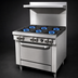 Thumbnail image #3 for Southbend S-Series 36-Inch Gas Restaurant Range with 6 Open Burners and Convection Oven