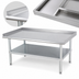 Thumbnail image #3 for Sapphire Manufacturing Stainless Steel Equipment Stand with Adjustable Undershelf, 36 x 30 Inches