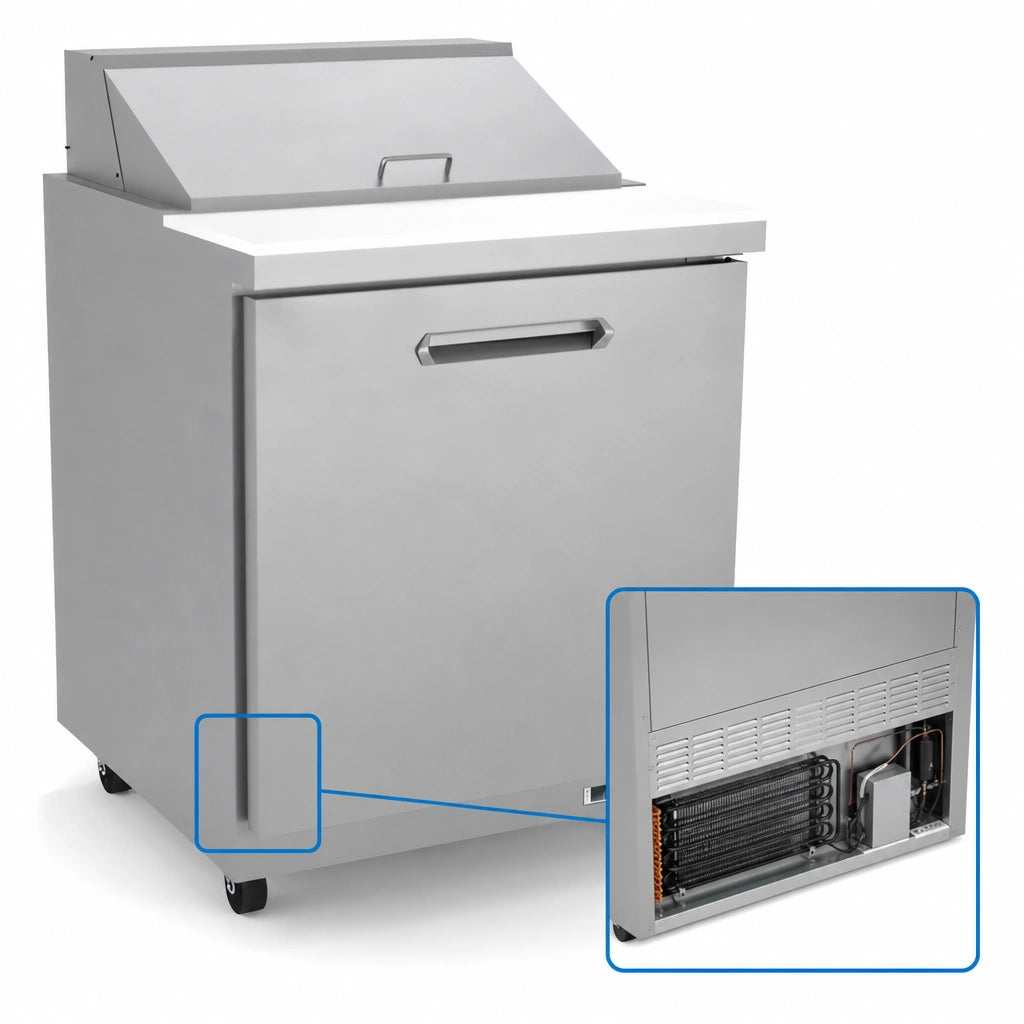 Rear Bottom-Mounted Self-Contained Refrigeration
