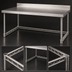 Thumbnail image #3 for Eagle Group 60-Inch x 36-Inch 3-Sided Double Truss Stainless Steel Frame