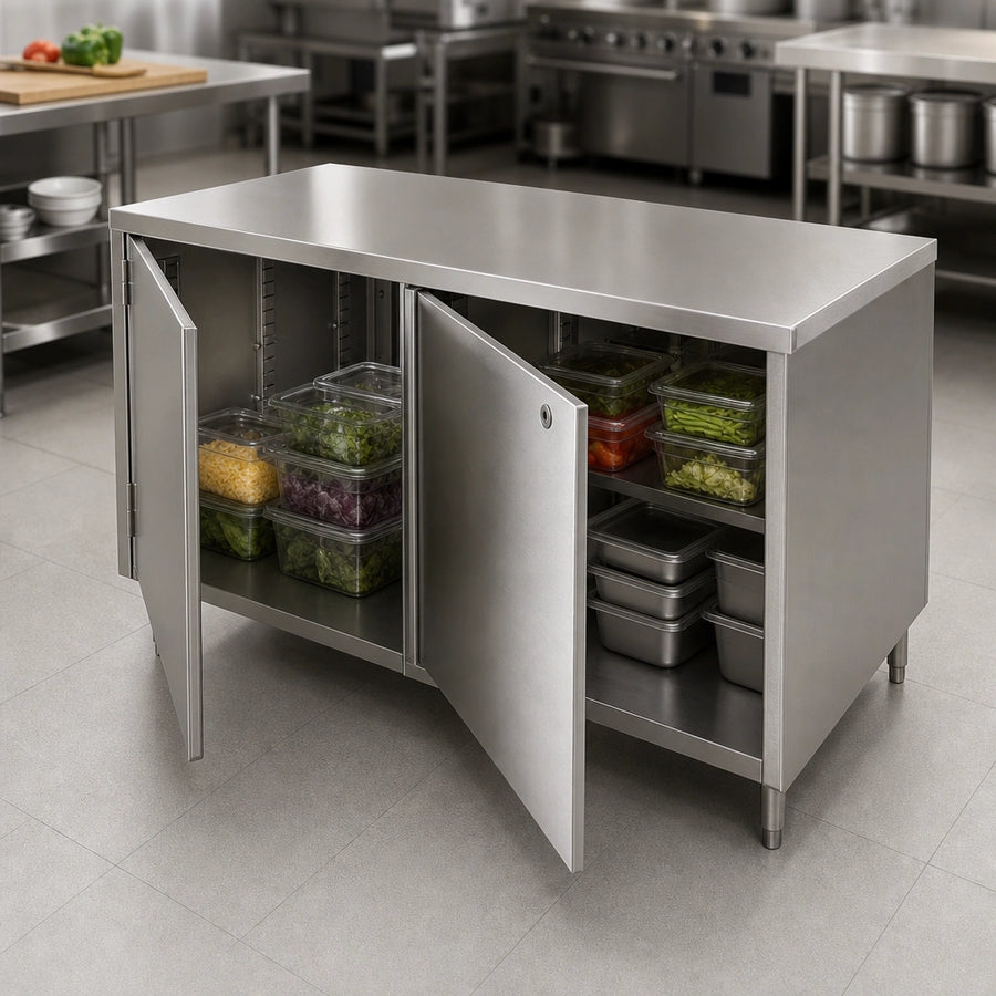 Dual-Access Cabinet Base