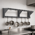 Thumbnail image #3 for Eagle Group WM48APR-X Wall-Mounted Double-Bar Aluminum Pot Rack, 48 Inch