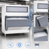 Thumbnail image #3 for SmartGATE SG1175S-48 Upright Single Door Ice Storage Bin - 1185 lb Capacity