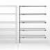 Thumbnail image #3 for EAGLEbrite 5-Tier Wire Add-On Shelving Unit, 60W x 24D x 74H, Zinc Finish