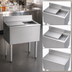 Thumbnail image #3 for Eagle Group 2200 Series Underbar Ice Bin/Cocktail Unit, 12 x 24 Inches, 25 lb. Capacity with Sliding Cover