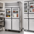 Thumbnail image #3 for True SPEC SERIES Two-Section Reach-In Refrigerator with 2 Glass Half Doors and 2 Stainless Steel Half Doors