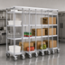 Thumbnail image #3 for Eagle Master Trak Overhead Track Mobile Unit Kit for 36-Inch-Deep Shelves, Chrome Finish, 74-Inch Posts
