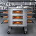 Thumbnail image #3 for Lincoln Impinger 3200 Series 3240-3R Triple-Deck Electric Conveyor Pizza Oven Package
