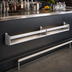 Thumbnail image #3 for Glastender 84-Inch Single Stainless Steel Speed Rail with Open Step-and-Rail Design