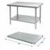 Thumbnail image #3 for Advance Tabco Galvanized Undershelf for 30 x 24 Inch Work Tables