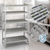 Thumbnail image #4 for Cambro Camshelving Premium 5-Shelf Stationary Starter Unit, 21 x 30 x 72 Inches, Vented, Speckled Gray