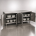 Thumbnail image #3 for Eagle Spec-Master Series 4-Door Stainless Steel Plate Cabinet, 120 x 18 Inches