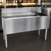 Thumbnail image #3 for Glastender 48-Inch Underbar Combo Ice Bin/Cocktail Unit with Right-Side Bottle Well and 10-Circuit Cold Plate