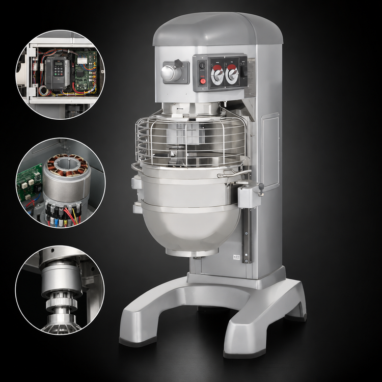 Product image #3 for Hobart HL600-1STD Legacy+ 60-Quart Heavy-Duty Floor Mixer with Standard Accessory Package