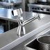 Thumbnail image #3 for Advance Tabco Lead-Free Chrome-Plated Deck Mount Dipper Well Faucet